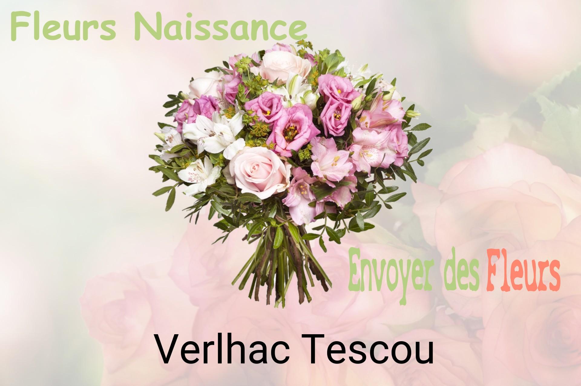 Bouquet de fleurs de naissance livré à Verlhac-Tescou